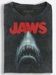 Retro Horror Movie Parody Shark Rising from the Deep Vintage Washed T-Shirt